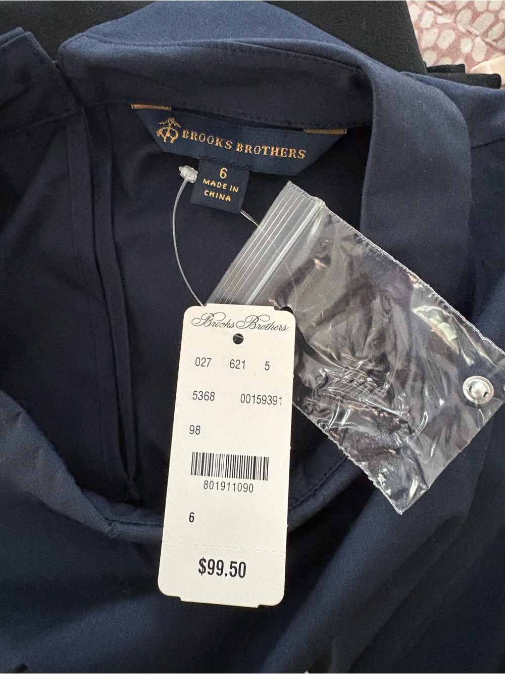 Brooks Brothers Sleeveless Mock Neck Blouse - Picture 4 of 6